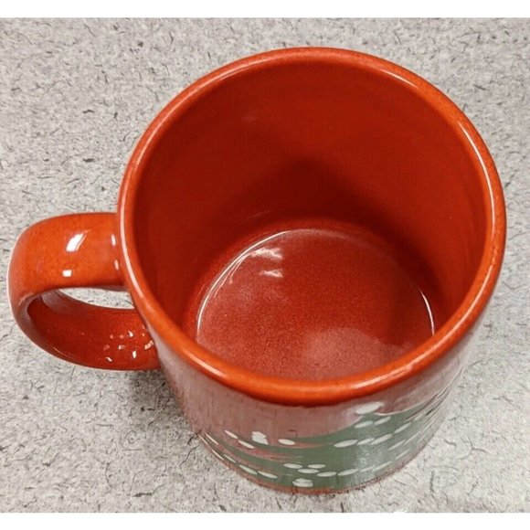 ONE vintage Waechtersbach Christmas Tree Red Mug W. Germany - Price Is For Each - Picture 7 of 8